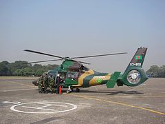 AS365 Dauphin helicopter of Bangladesh Army Aviation Group
