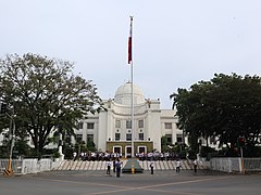 Flag raising ceremony at Cebu Capitol