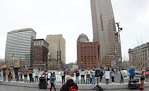 School strike in Cleveland on 15 March 2019