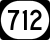 Kentucky Route 712 marker