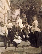 Толстој са породицом 1887.