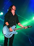 Dave Grohl at Foo Fighters concert in 2011