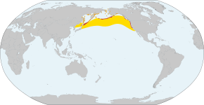 Description de l'image Fratercula cirrhata distribution map.svg.