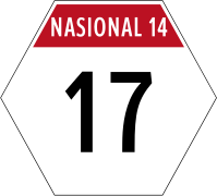 National route 17 in Region 14 (Central Java)