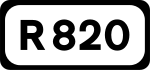 R820 road shield}}