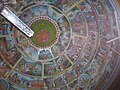 Krishna Lila on the dome of Main Sabha Mandap