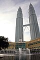 Petronas Towers at the north border