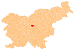 Location of the Municipality of Moravče in Slovenia