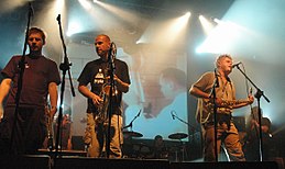 Kult performing live in Warsaw, 2005