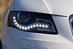 LED-varselljus på en modern Audi A4