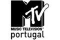 Logotipo de MTV Portugal desde su creación, en 2003, hasta 2010 (la palabra "Portugal" no aparecía en la emisión del canal)