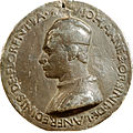 Medaglia di Giovanni Lanfredini (recto)