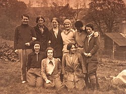 Pinnacle Club members (photo taken in Coniston, the Lake District, 1933)