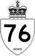 Highway 76 marker