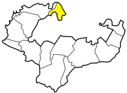 Location of Broszkowice within Gmina Oświęcim