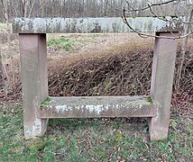 Un banc reposoir napoléonien.