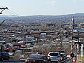 La dépression vue depuis la colline de Québec en 2009.