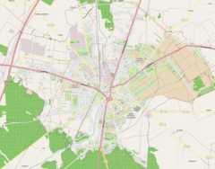 Localização de Radomsko na Polónia