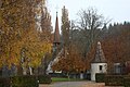 La Spitzkapelle au fond des jardins de l'abbaye.