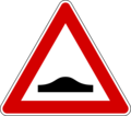 Road hump ahead