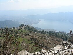 Sarangkot mit Blick auf Pokhara und Phewa-See