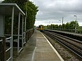 The southbound platform