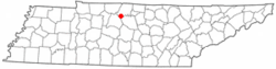 Location of Hendersonville, Tennessee