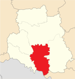 Location of Tulchynskyi Raion