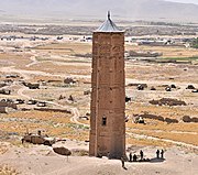 Ghaznavid Tower of Mas'ud III near Ghazni (in present-day Afghanistan), from the early 12th century