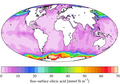 WOA 2009 sea surface silicic acid