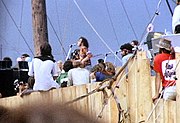 Joe Cocker and the Grease Band performing at Woodstock