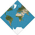Adams hemisphere-in-a-square projection