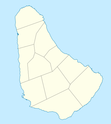 Location map Barbados