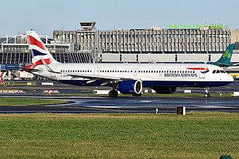 This British Airways A321neo has doors R3/L3 enabled, but 2 of the 4 overwing exits plugged (seating/maximum: 220).