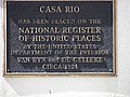 Sign in front of Casa Rio