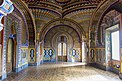 Der Sala dei pavoni (Pfauensaal) im Castello di Sammezzano