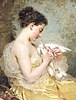 Young Girl with a Dove