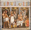 Image 1Mosaic depicting a theatrical troupe preparing for a performance (from Culture of ancient Rome)