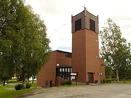 Domsjö kyrka i juli 2017