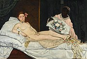 Olympia (1863) by Manet