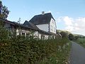 Bahnhofsgebäude mit Ruwer-Hochwald-Radweg