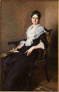 John Singer Sargent, Elizabeth Allen Marquand, 1887, mother of the museum's first director, Allan Marquand[39]