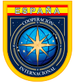 Distintivo de función del área de Cooperación Internacional.