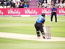 Ross Taylor batting