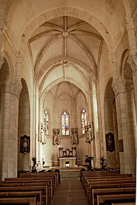 Chapelle axiale de Saint-Eutrope de Saintes, XVIe siècle.