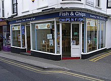 Fish-’n’-Chips-Imbiss in Broadstairs, Kent (2008)