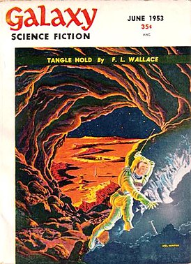 Обложка журнала Galaxy, июнь 1953 г.