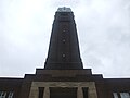 The renowned and illuminated clock tower set in the centre of the former Gillette building.