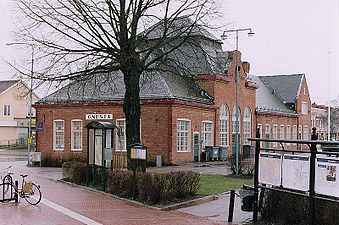 Stationshuset uppfört 1907.