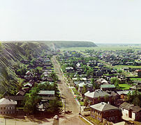 Vista de la ciudad en 1912.